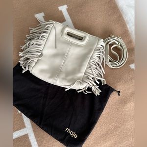 Maje Fringe Handbag + Crossbody